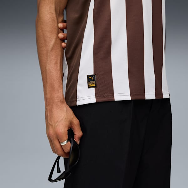 FC St. Pauli 25/26 Home Jersey Men, Espresso Brown-PUMA White, extralarge