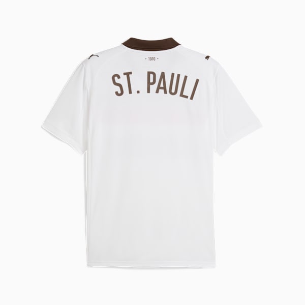 FC St. Pauli 25/26 Away Jersey Men, PUMA White-Espresso Brown, extralarge-GBR
