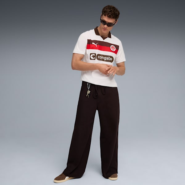 FC St. Pauli 25/26 Away Jersey Men, PUMA White-Espresso Brown, extralarge-GBR