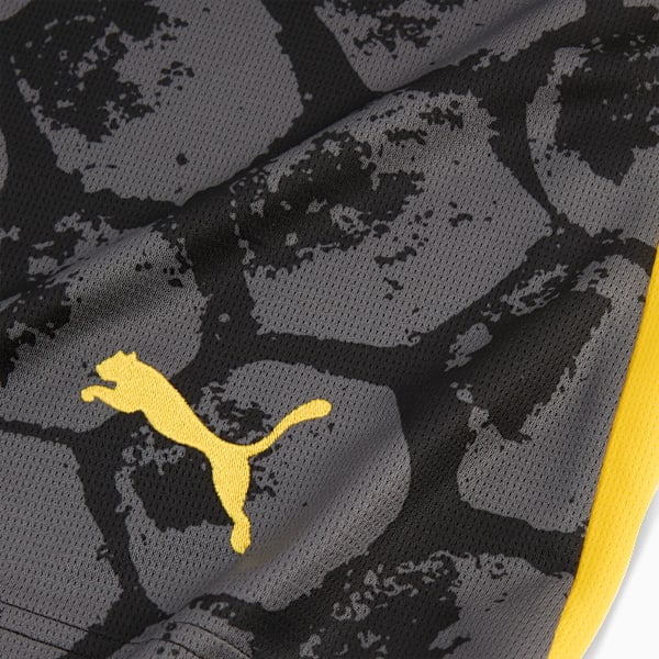 KIDSUPER x BORUSSIA DORTMUND Shorts Men, PUMA Black-Faster Yellow, extralarge