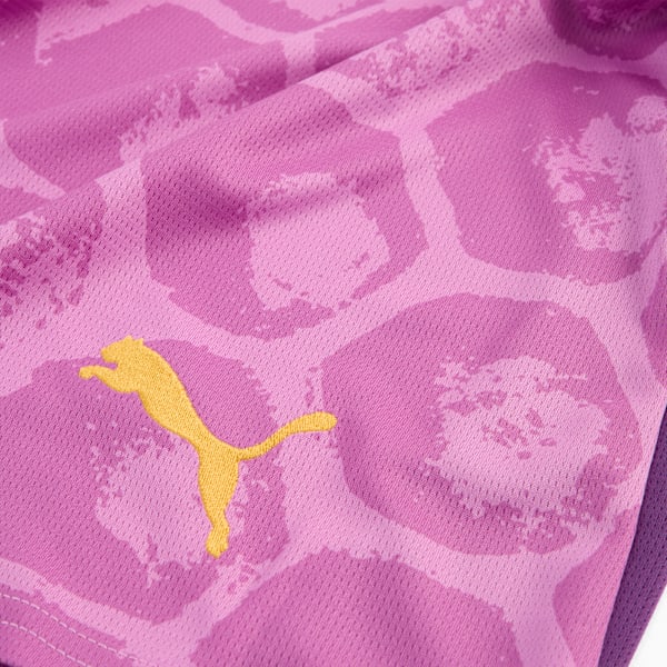 KIDSUPER x BORUSSIA DORTMUND Shorts Men, Mauve Pop-Faster Yellow, extralarge