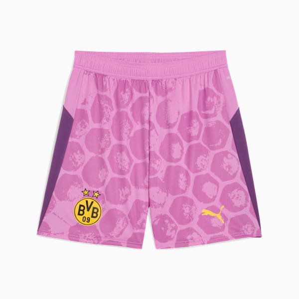 KIDSUPER x BORUSSIA DORTMUND Shorts Men, Mauve Pop-Faster Yellow, extralarge