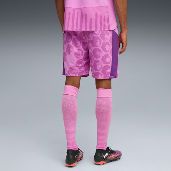 KIDSUPER x BORUSSIA DORTMUND Shorts Men, Mauve Pop-Faster Yellow, extralarge