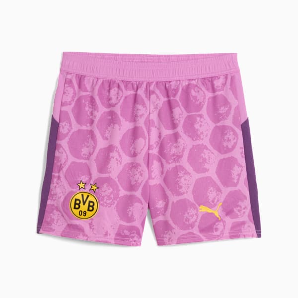 KIDSUPER x BORUSSIA DORTMUND Shorts Youth, Mauve Pop-Faster Yellow, extralarge-GBR