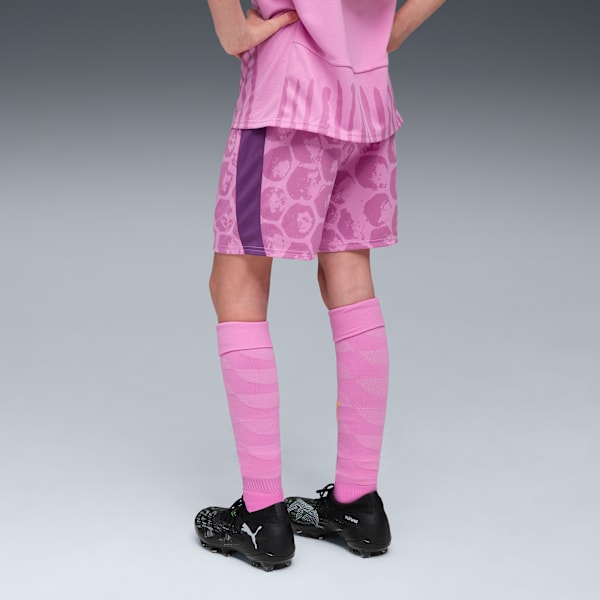 KIDSUPER x BORUSSIA DORTMUND Shorts Youth, Mauve Pop-Faster Yellow, extralarge-GBR