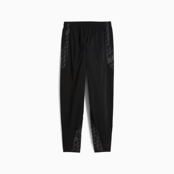 PUMA x KIDSUPER BVB Men's Relaxed Fit Travel Pants, PUMA Black-Faster Yellow, extralarge-IND