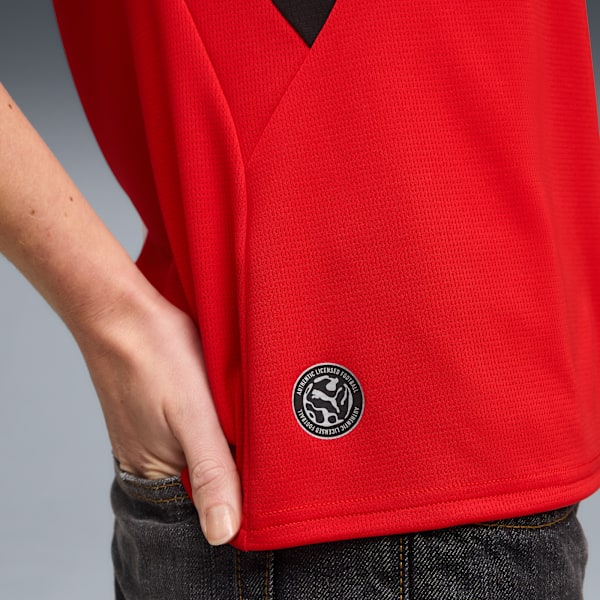 Austria Home Women's Soccer Jersey, PUMA Red-PUMA Black, extralarge