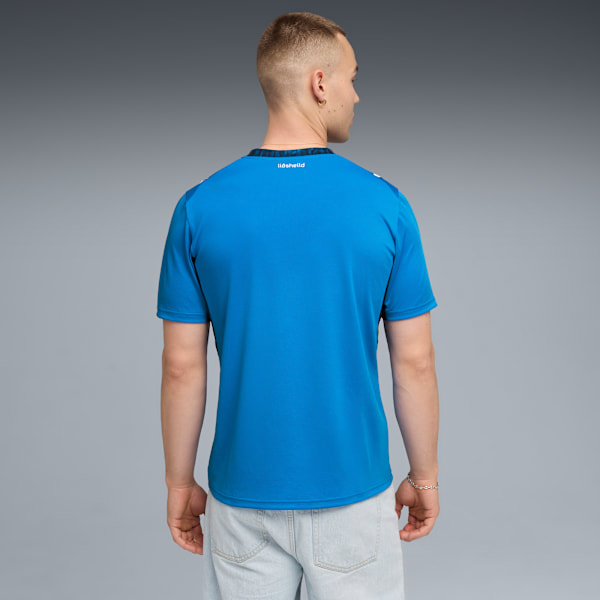 Iceland Home Men's Soccer Jersey, Electro Royal-PUMA White, extralarge