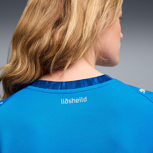 Iceland Home Women's Soccer Jersey, Electro Royal-PUMA White, extralarge