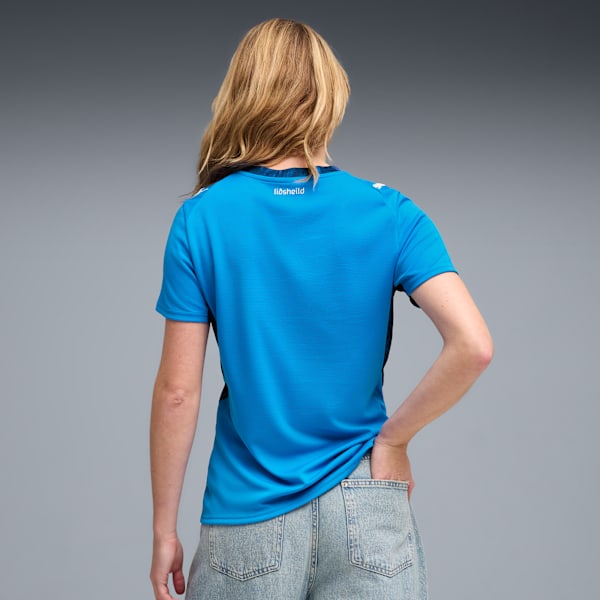 Iceland Home Women's Soccer Jersey, Electro Royal-PUMA White, extralarge