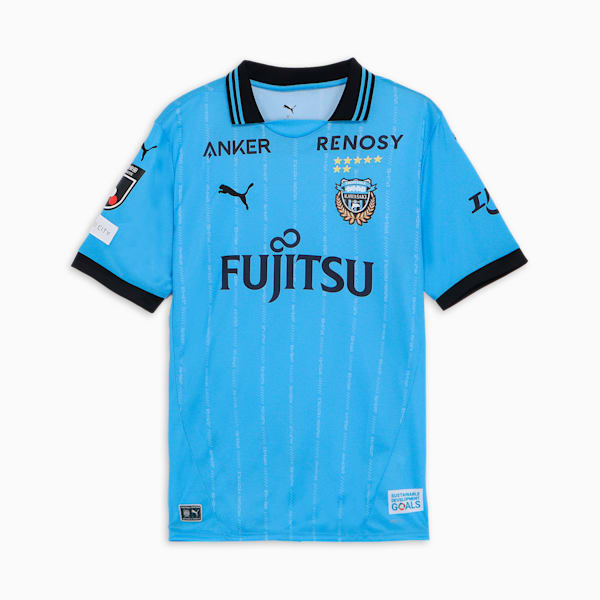 メンズ 川崎フロンターレ 2025 半袖 レプリカ ユニフォーム, Team Light Blue-(F Sax)AOP, extralarge-JPN