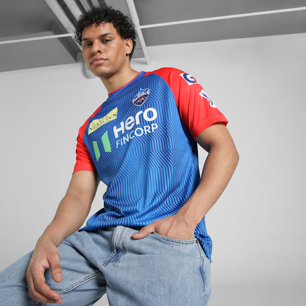 PUMA x DC 2025 Men's Replica Jersey, Strong Blue-For All Time Red, extralarge-IND