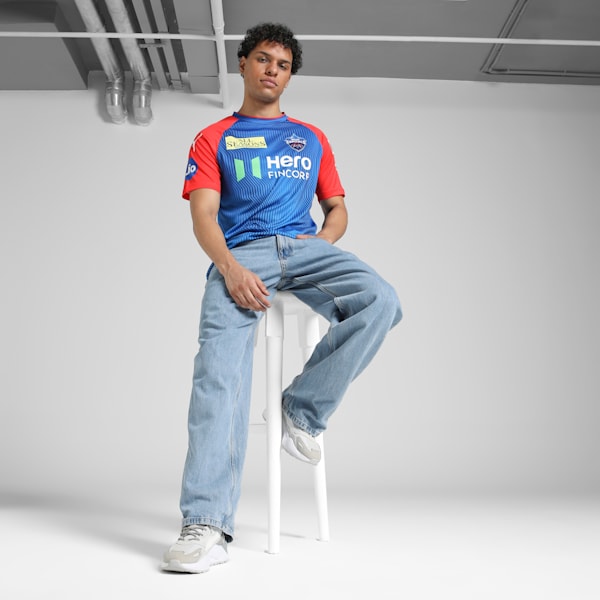 PUMA x DC 2025 Men's Replica Jersey, Strong Blue-For All Time Red, extralarge-IND
