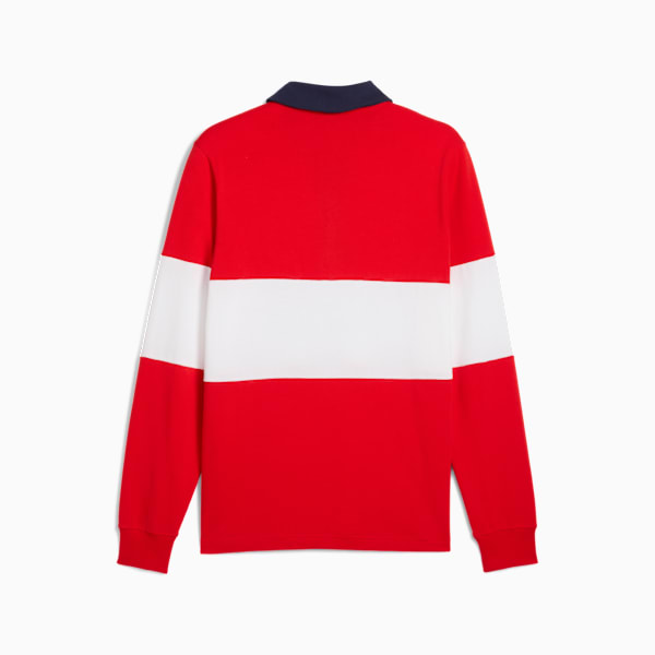 Polo de rugby de manga larga Chivas para hombre, PUMA Red, extralarge