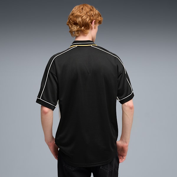 FC St. Pauli Retro Football Jersey Men, PUMA Black-PUMA White, extralarge-GBR