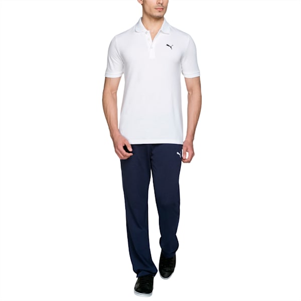 Essential Men's Polo, white, extralarge-IND