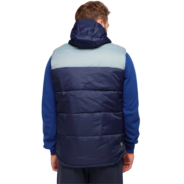 CA Down Vest Hooded, peacoat-tradewinds, extralarge-IND