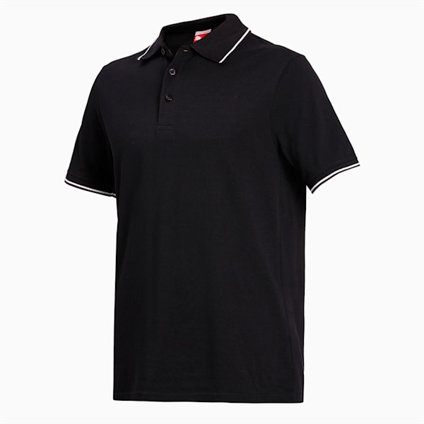 Essential Tipping Men's Polo T-shirt, black-white, extralarge-IND