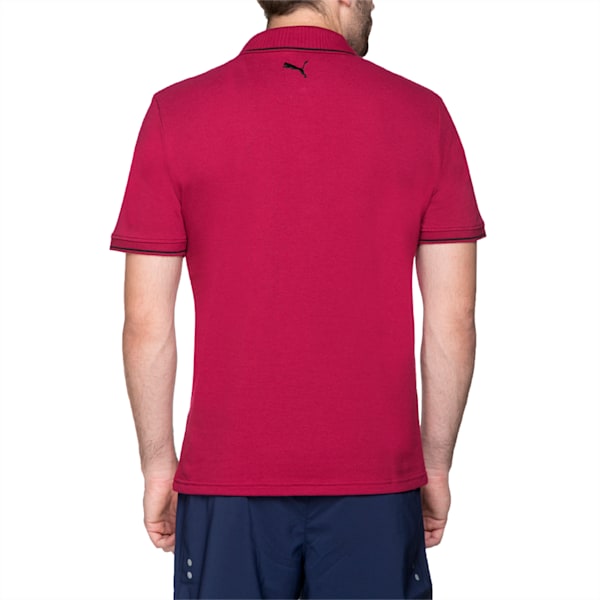 Essential Tipping Men's Polo T-shirt, beet red, extralarge-IND
