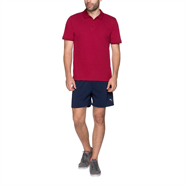 Essential Tipping Men's Polo T-shirt, beet red, extralarge-IND