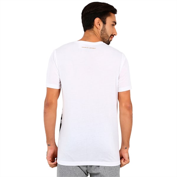 Usain Bolt T-Shirt, white, extralarge-IND