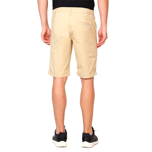 Men's Woven Chinos Shorts, pale khaki, extralarge-IND
