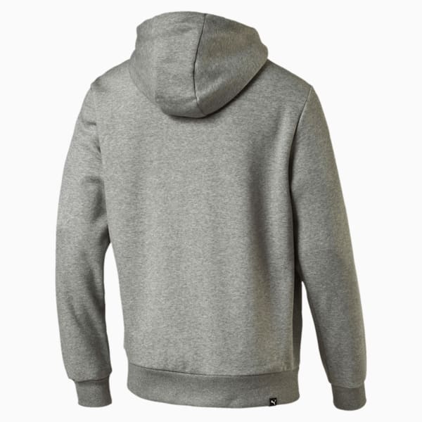 Style No.1 Logo Men's Fleece Hoodie, Medium Gray Heather, extralarge-IND