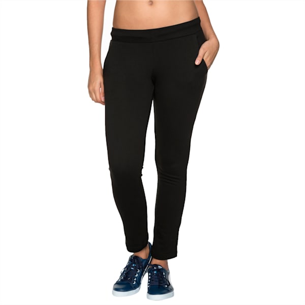 Women's Sweatpants, Cotton Black, extralarge-IND