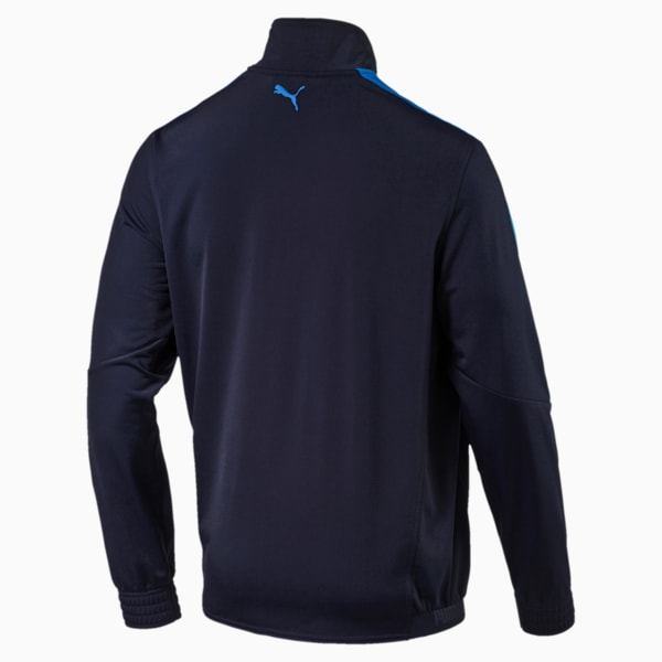 Contrast Men's Track Jacket, Peacoat-Electric Blue Lemonade, extralarge