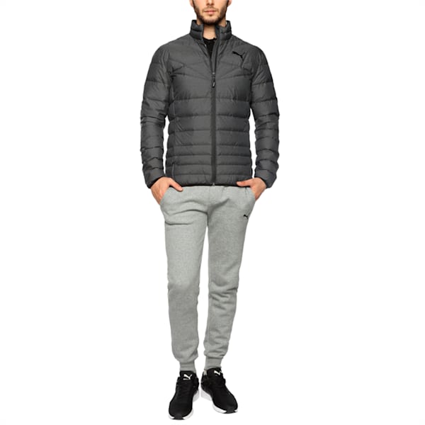 Active Men's 600 PackLight Down Jacket, Puma Black-heather chambray, extralarge-IND