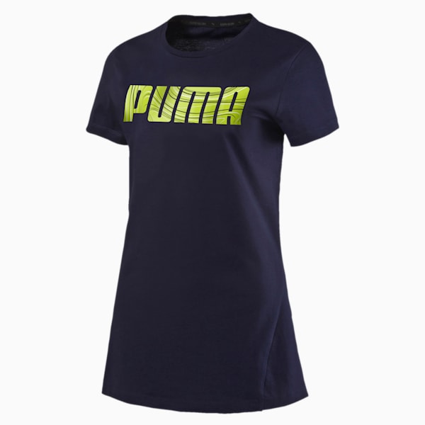 Active Women’s Elevated T-Shirt, Peacoat-2, extralarge-IND