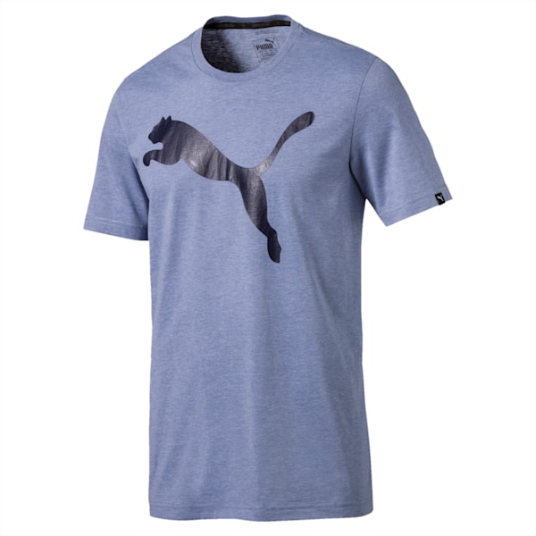 Men's Big Cat Heather T-Shirt, Infinity Heather, extralarge-IND