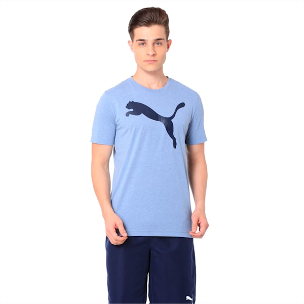 Men's Big Cat Heather T-Shirt, Infinity Heather, extralarge-IND