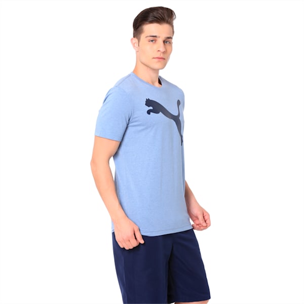 Men's Big Cat Heather T-Shirt, Infinity Heather, extralarge-IND