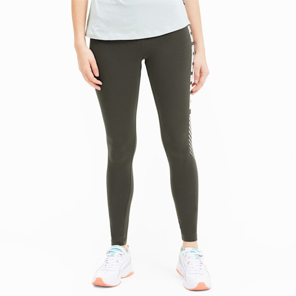 Essentials+ Graphic Women's Leggings, Forest Night, extralarge-IND