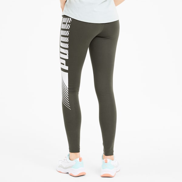 Essentials+ Graphic Women's Leggings, Forest Night, extralarge-IND