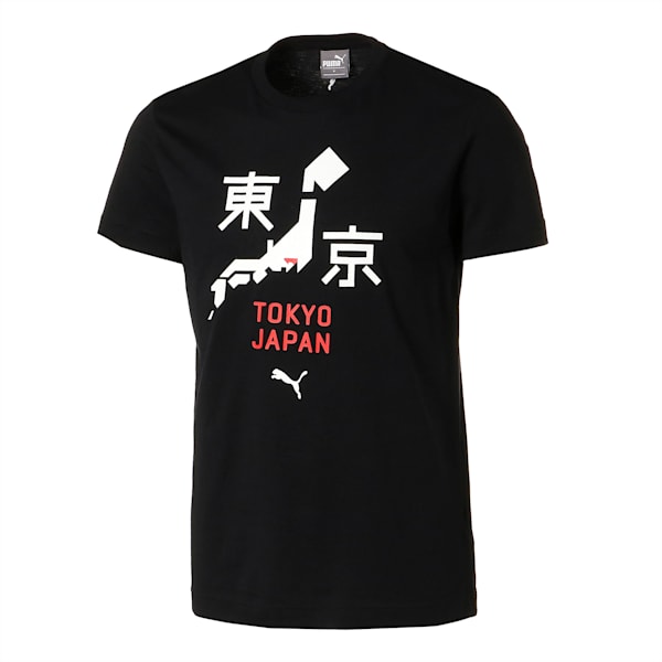 シティー ユニセックス 半袖 Tシャツ 2 TOKYO 東京, Cotton Black, extralarge-JPN
