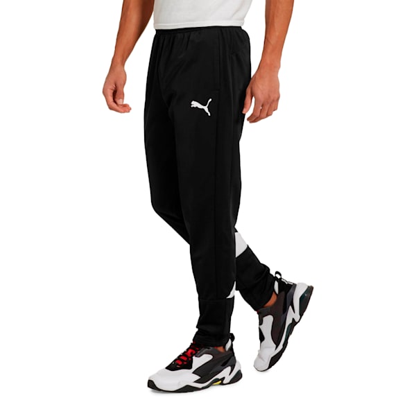 CAT ICON TRICOT PANTS, Puma Black-Puma White, extralarge