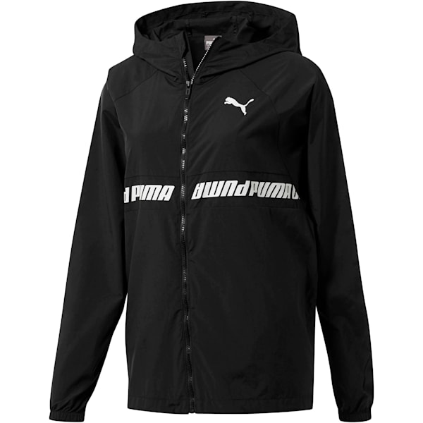 Modern Sports Women's Full Zip Jacket, Puma Black-Puma Black, extralarge
