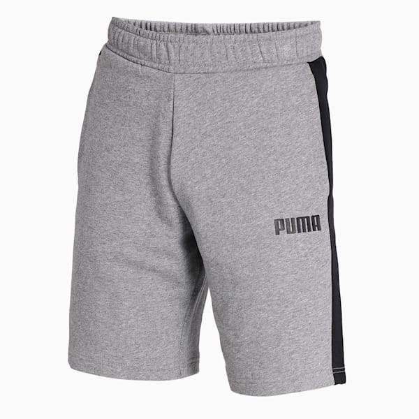 PUMA Contrast Sweat Shorts, Medium Gray Heather, extralarge-IND