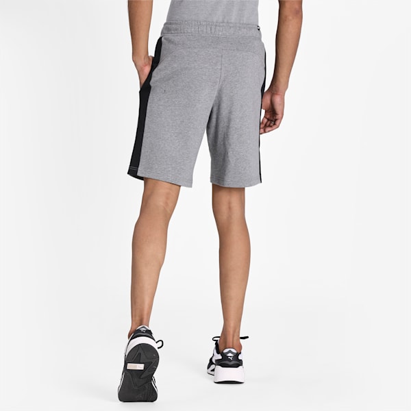 PUMA Contrast Sweat Shorts, Medium Gray Heather, extralarge-IND