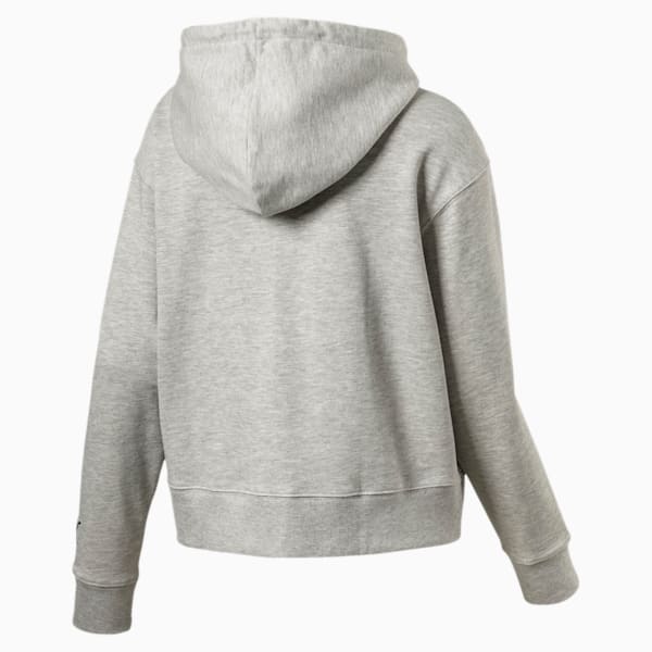 OG Women’s Cropped Hoodie, Light Gray Heather, extralarge