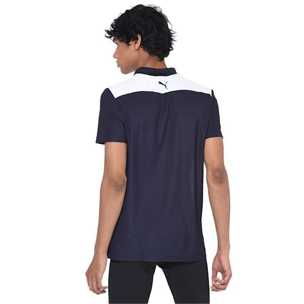 Men's Training Polo, Peacoat-Puma White, extralarge-IND