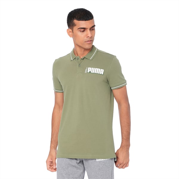 Athletics Polo, Olivine, extralarge-IND