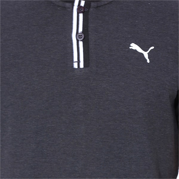 PUMA x one8 Pique Badge Men's Polo, Dark Gray Heather, extralarge-IND