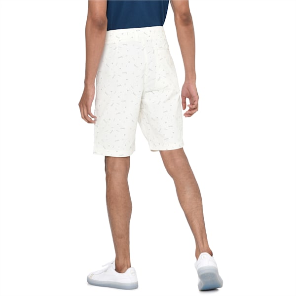 PUMA x One8 Virat Kohli All Over Print Men's Chino Shorts, Marshmallow, extralarge-IND