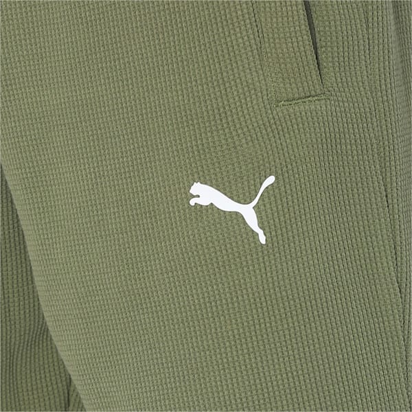 Waffle Sweat Pant, Olivine, extralarge-IND