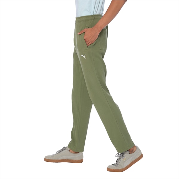 Waffle Sweat Pant, Olivine, extralarge-IND