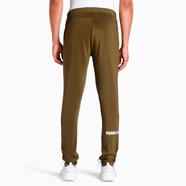 Graphic Men's Slim Fit Track Pants, Deep Olive, extralarge-IND