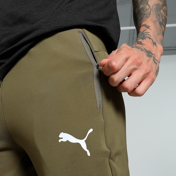 PUMA Graphic Men's Slim Fit Track Pants, Wild Willow, extralarge-IND